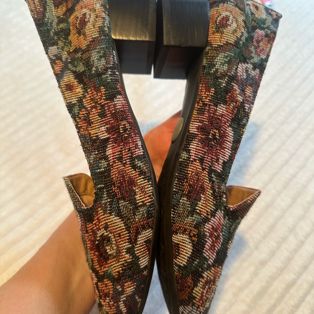 Me Too Gwen Block Heel Loafers for Women - Multicolor Tapestry - Picture 5 of 14